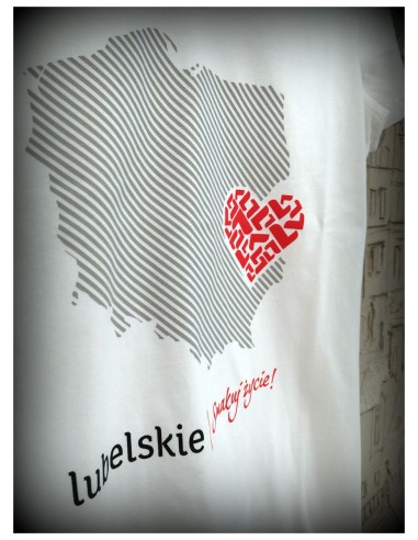 Koszulka Lubelskie. Smakuj życie! Damska