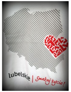Koszulka Lubelskie. Smakuj życie! Damska