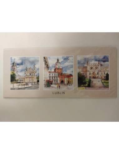 Reprodukcja akwarela Lublin (3 w 1)