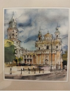 Reprodukcja akwarela Lublin (3 w 1) 2