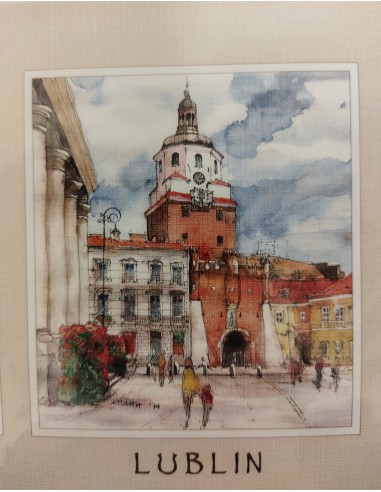 Reprodukcja akwarela Lublin (3 w 1)