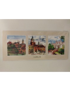 Reprodukcja akwarela Lublin (3 w 1) II