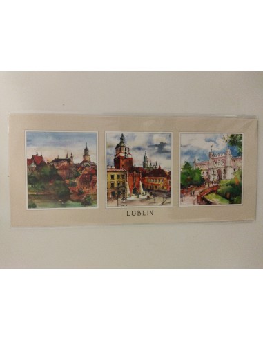 Reprodukcja akwarela Lublin (3 w 1) II