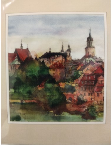 Reprodukcja akwarela Lublin (3 w 1) II