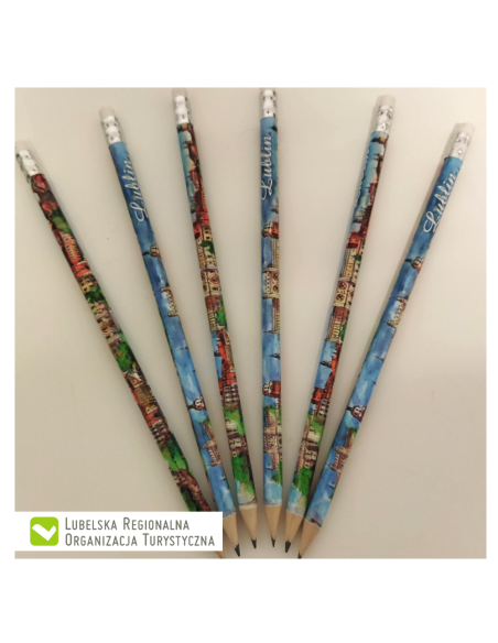 Ołówki Lublin - zestaw 6 szt.