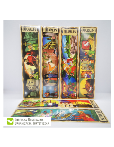 Zakładki Legendy Lubelskie komplet 6 szt.