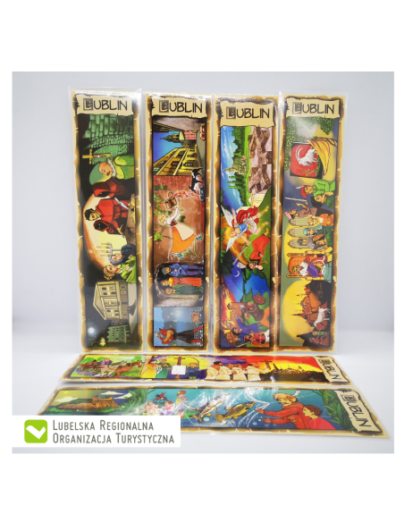 Zakładki Legendy Lubelskie komplet 6 szt.