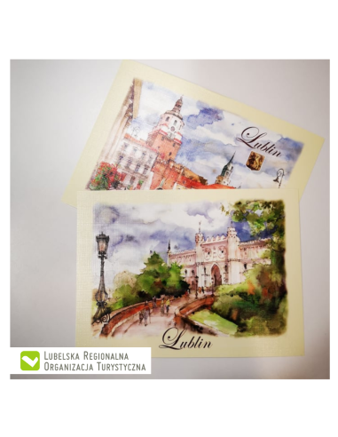 Zestaw dwóch widokówek