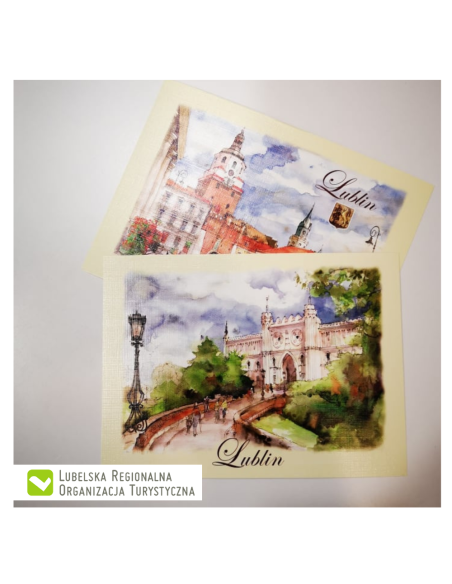 Zestaw dwóch widokówek