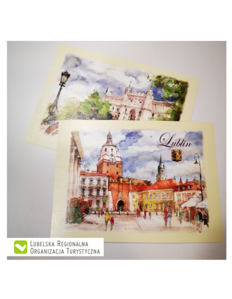 Zestaw dwóch widokówek