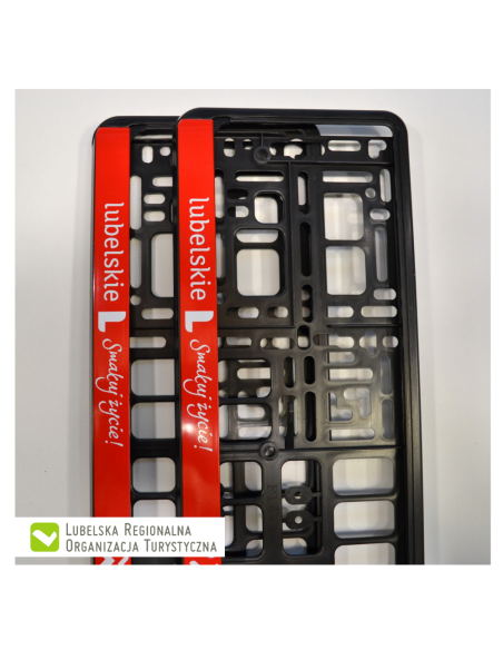 Ramki pod tablice rejestracyjne - Lubelskie. Smakuj życie!