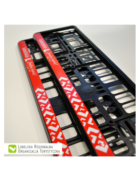 Ramki pod tablice rejestracyjne - Lubelskie. Smakuj życie!