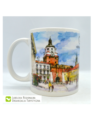 Kubek Lublin - akwarela