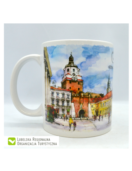 Kubek Lublin - akwarela