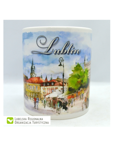 Kubek Lublin - akwarela