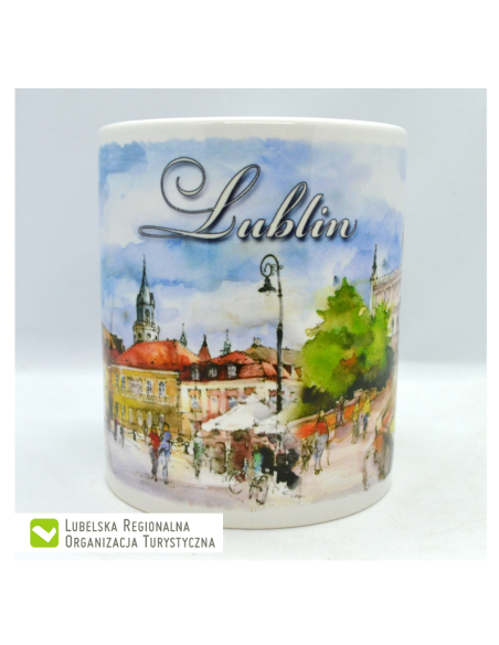 Kubek Lublin - akwarela