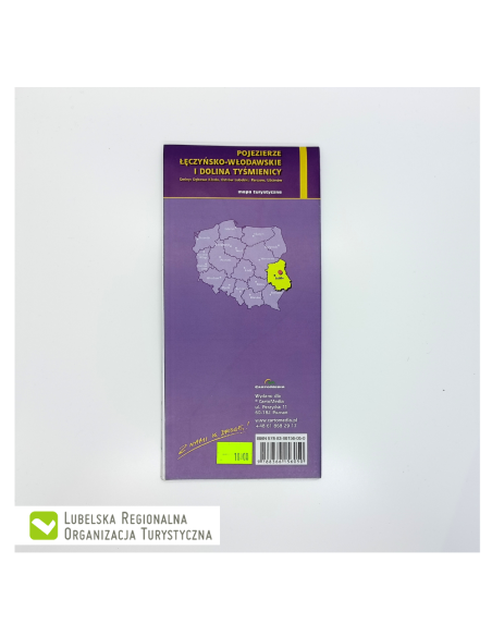Pojezierze Łęczyńsko-Włodawskie i Dolina Tyśmienicy - mapa, wyd. Kartpol