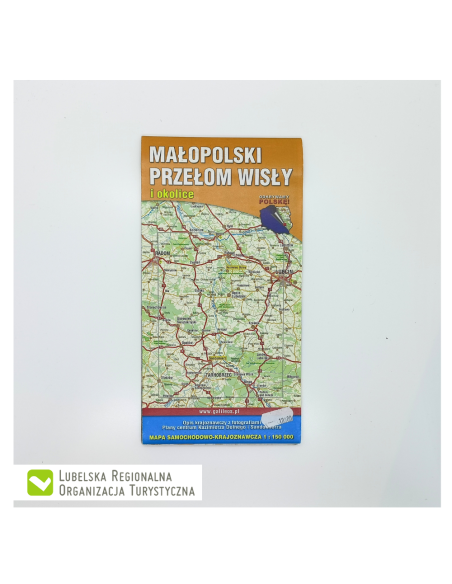 Od Kazimierza do Sandomierza. Małopolski Przełom Wisły - mapa, Wydawnictwo Turystyczne Plan