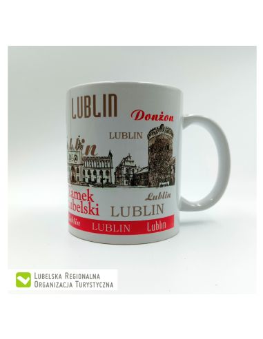 Kubek z zabytkami Lublina