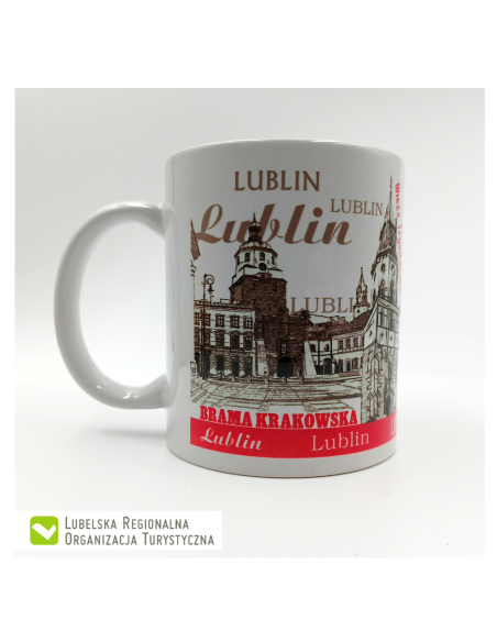 Kubek z zabytkami Lublina